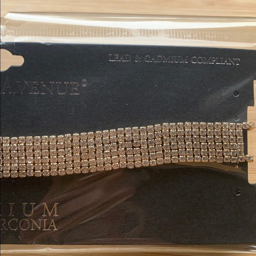 Rhinestone choker